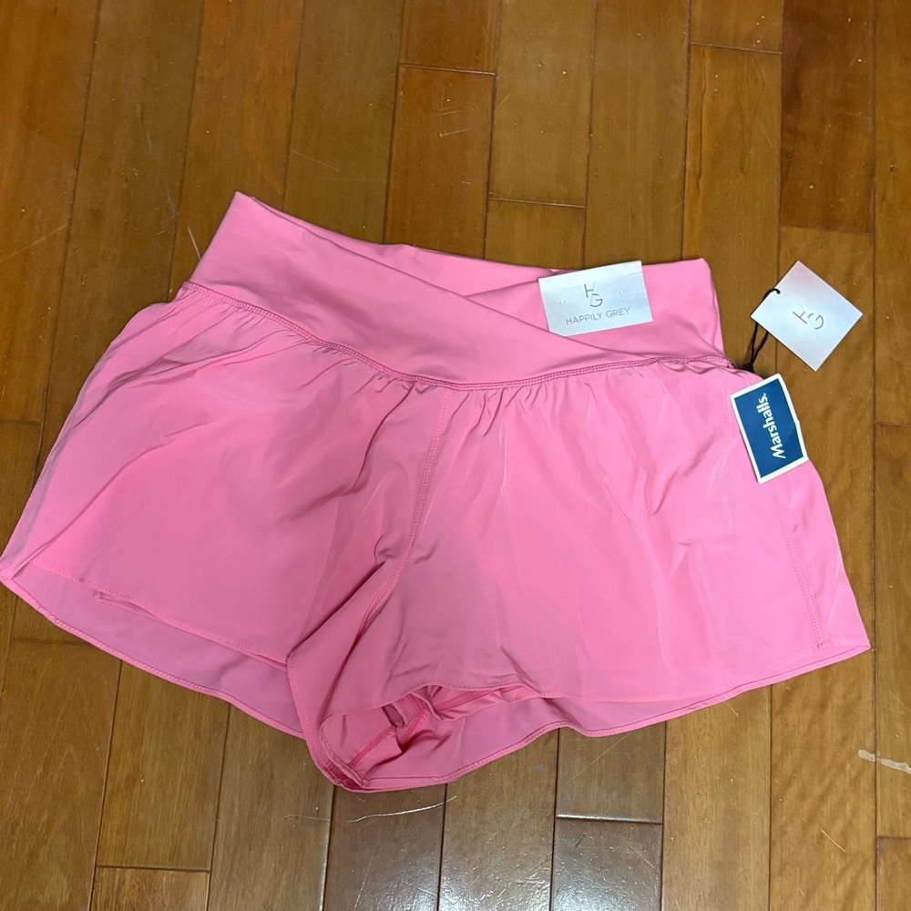 NWT pink women’s athletic shorts